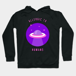 Allergic to Humans Hoodie